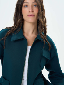 Бомбер Роза модель 250156_dark_sea Фото