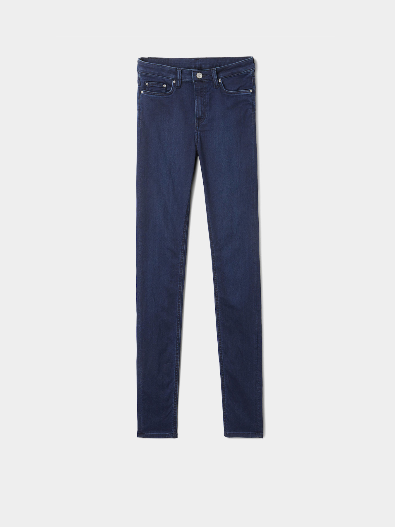 Скіні джинси Weekday модель 3588083RP11_темно-синий Фото
