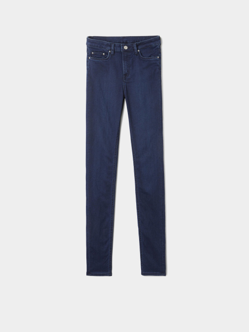 Скинни джинсы Weekday модель 3588083RP11_темно-синий Фото