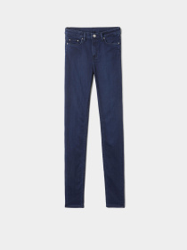 Скинни джинсы Weekday модель 3588083RP11_темно-синий Скинни джинсы Weekday модель 3588083RP11_темно-синий Фото