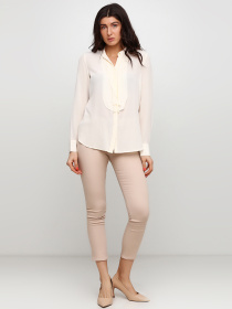 Скіні джинси H&M модель 4859505sm_Светло-бежевый Фото