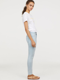 Скіні джинси H&M модель 3992568RP2_светло-голубой Фото