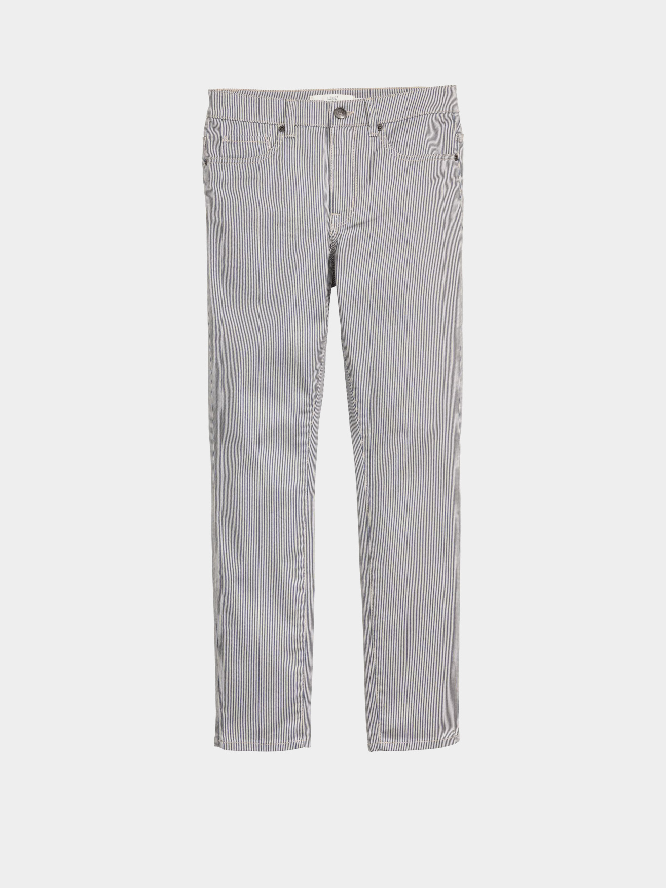 Скинни джинсы H&M модель 3529893RP21_бело-голубой в полоску Фото