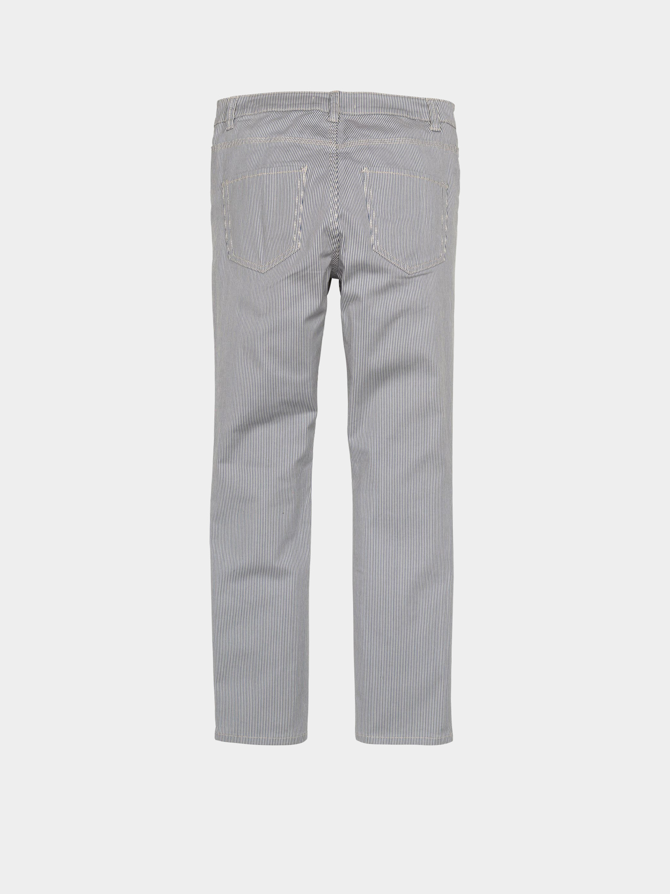 Скинни джинсы H&M модель 3529893RP21_бело-голубой в полоску Фото