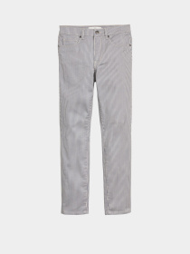 Скинни джинсы H&M модель 3529893RP21_бело-голубой в полоску Фото