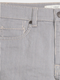 Скинни джинсы H&M модель 3529893RP21_бело-голубой в полоску Фото