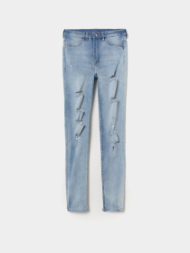 Скинни джинсы H&M модель 6213810RP11_Голубой Фото