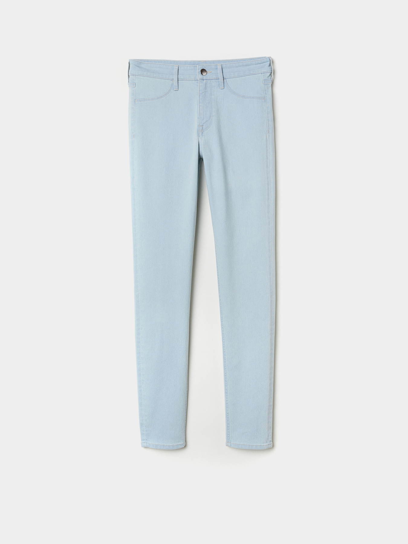 Скинни джинсы H&M модель 3992567RP3_светло-голубой Фото