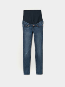 Скинни джинсы H&M модель 4695626Bsdm_Темно-синий Фото