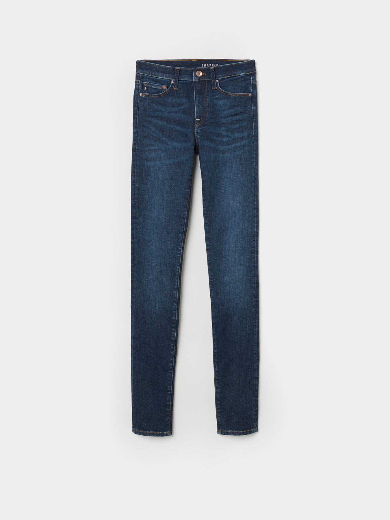 Скинни джинсы H&M модель 3991365sm_Темно-синий Фото