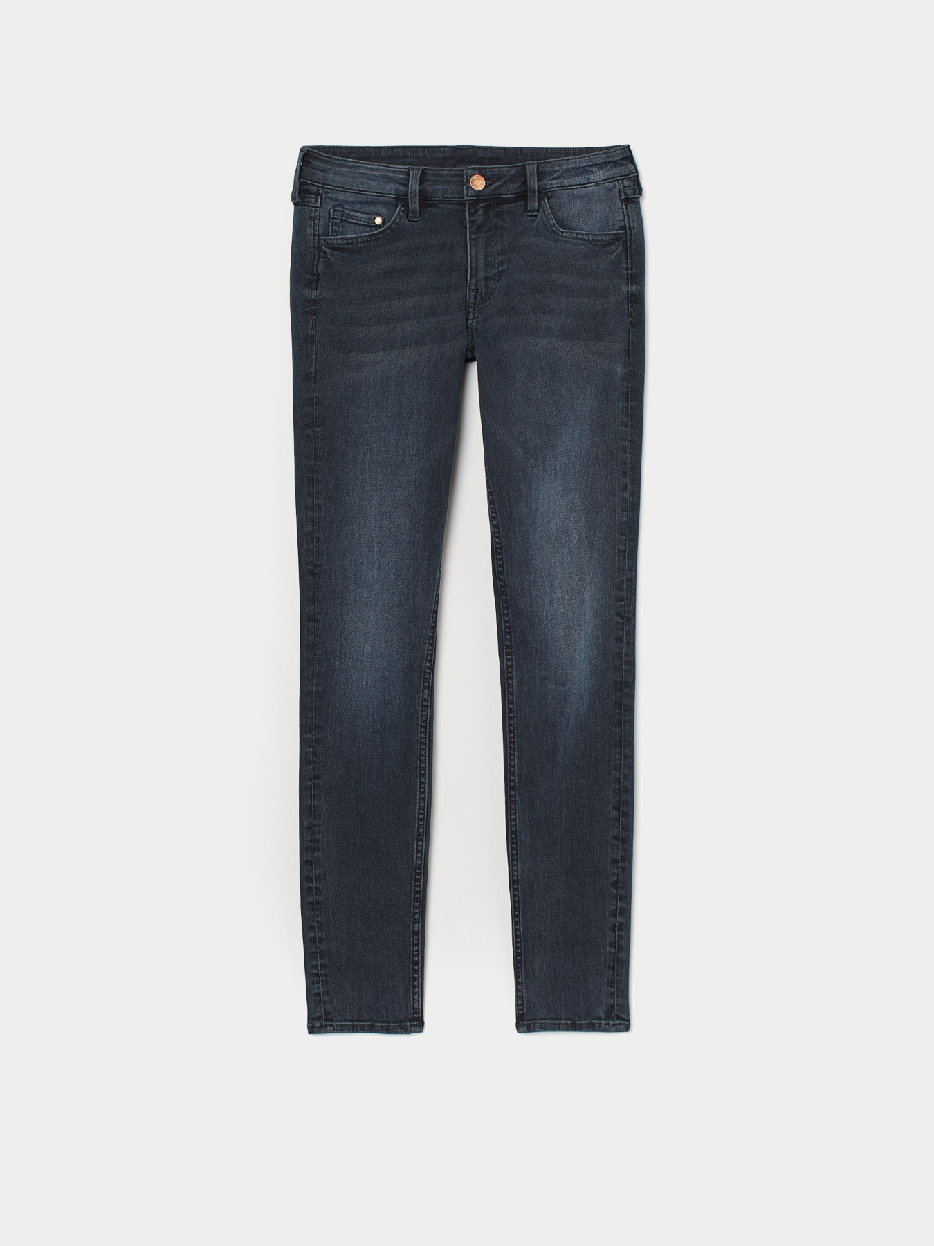 Скинни джинсы H&M модель 9309373sdm_Темно-синий Фото