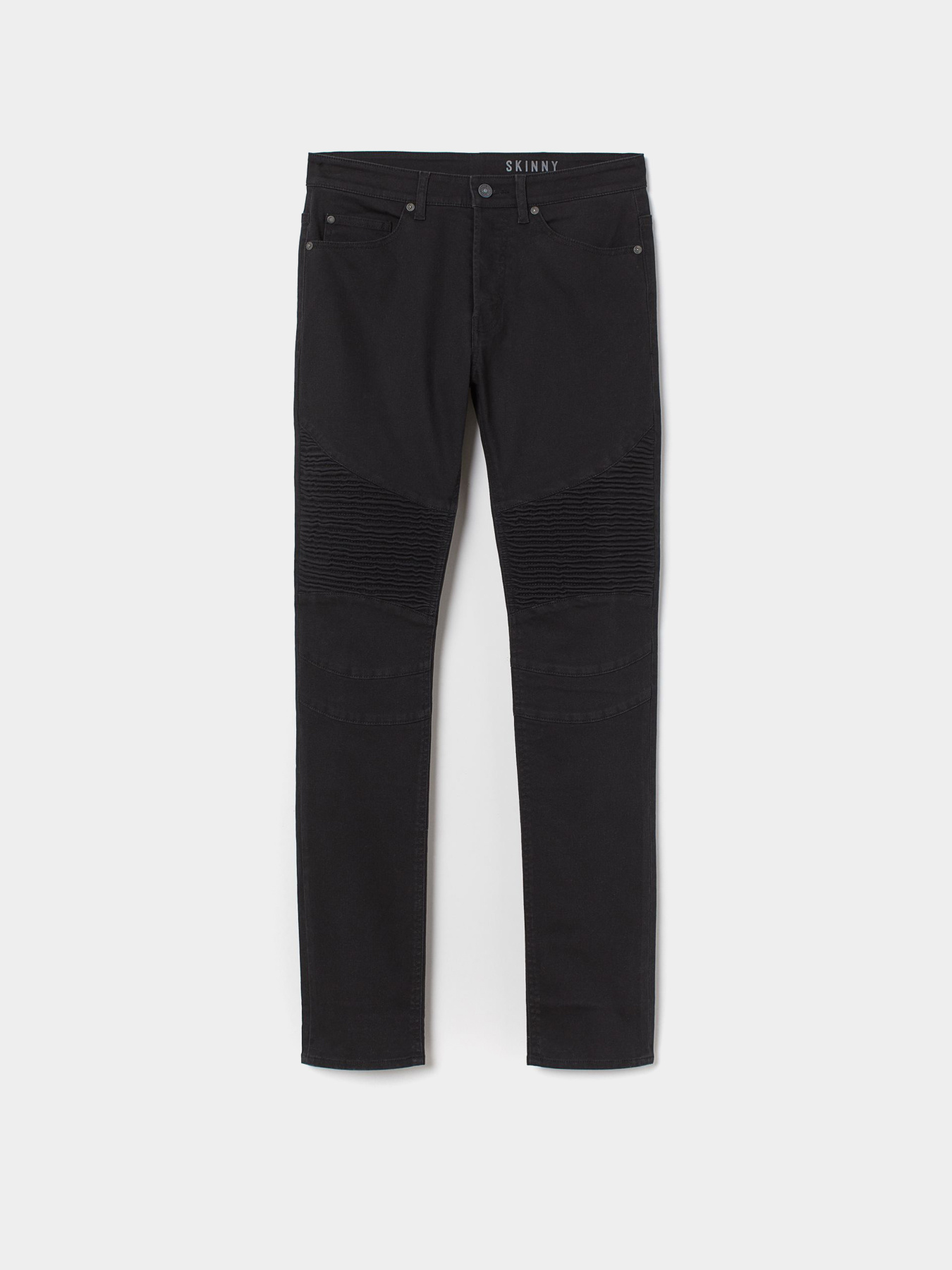 Скинни джинсы H&M модель 7208100bar_Черный Фото