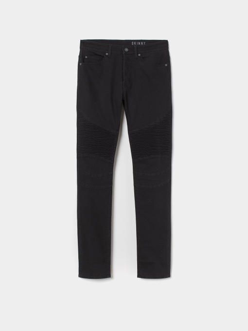 Скинни джинсы H&M модель 7208100bar_Черный Фото