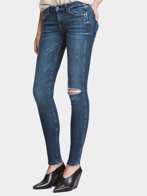 Скинни джинсы H&M модель 4246644RP1_Синий Фото
