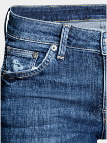 Скинни джинсы H&M модель 4246644RP1_Синий Скинни джинсы H&M модель 4246644RP1_Синий Фото