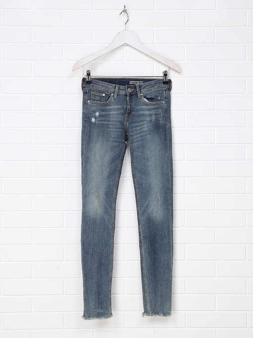 Скинни джинсы H&M модель 3990694RP21_синий Фото