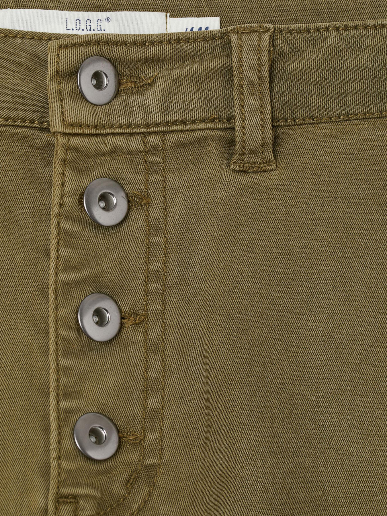 Скинни джинсы H&M модель 5908697bar_Оливковый Фото