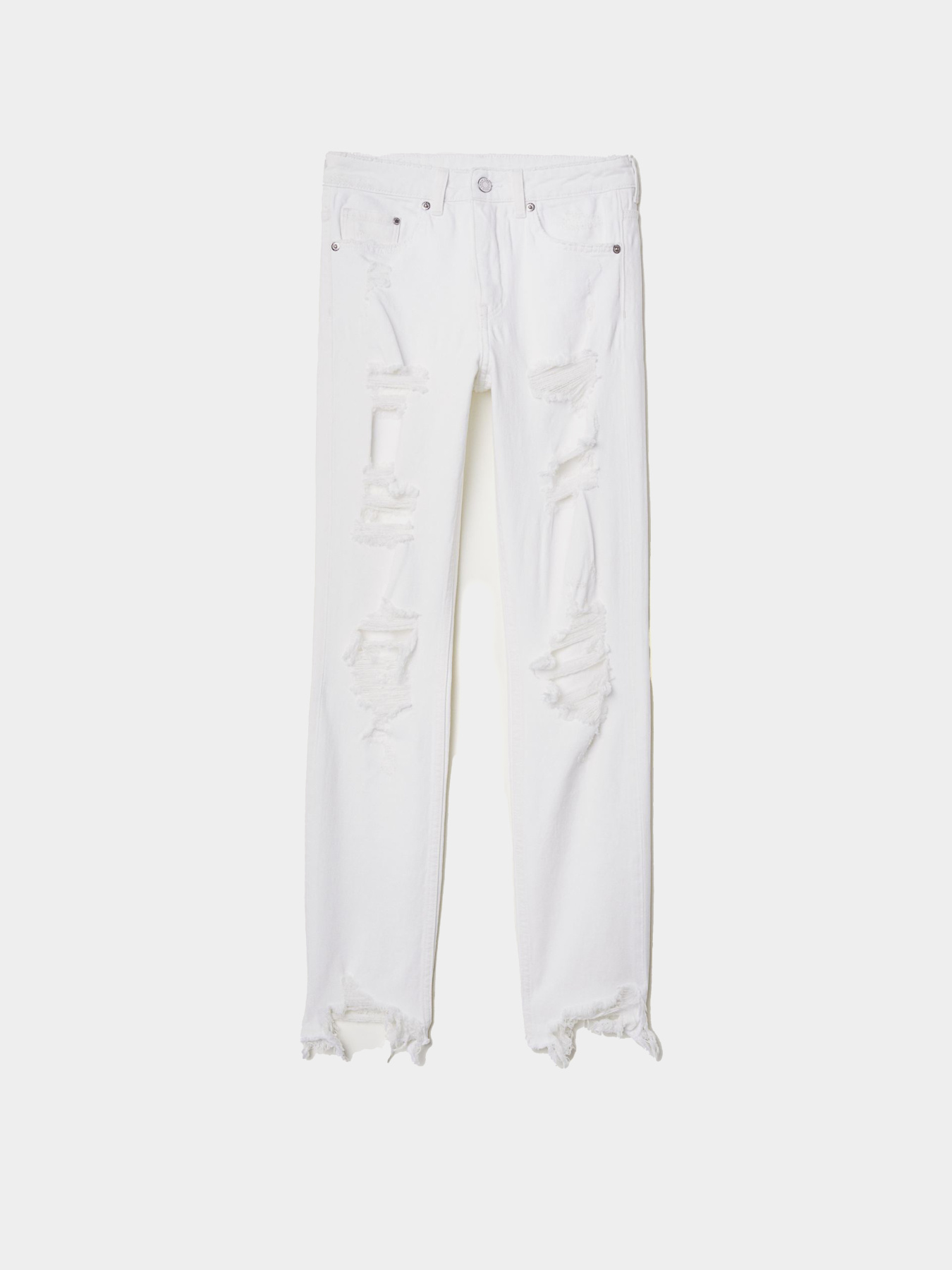 Скинни джинсы H&M модель 4130297abr_Белый Фото