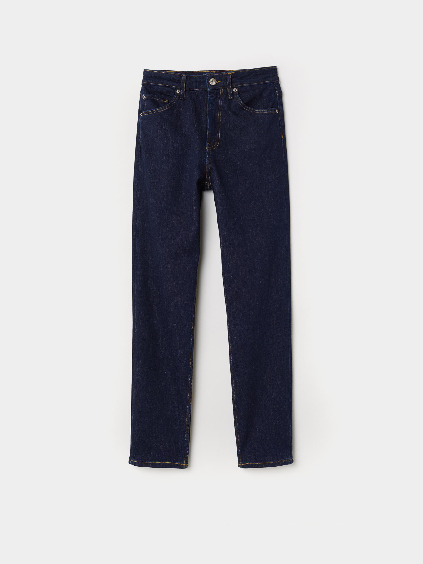 Скинни джинсы H&M модель 6111517bar_Темно-синий Фото