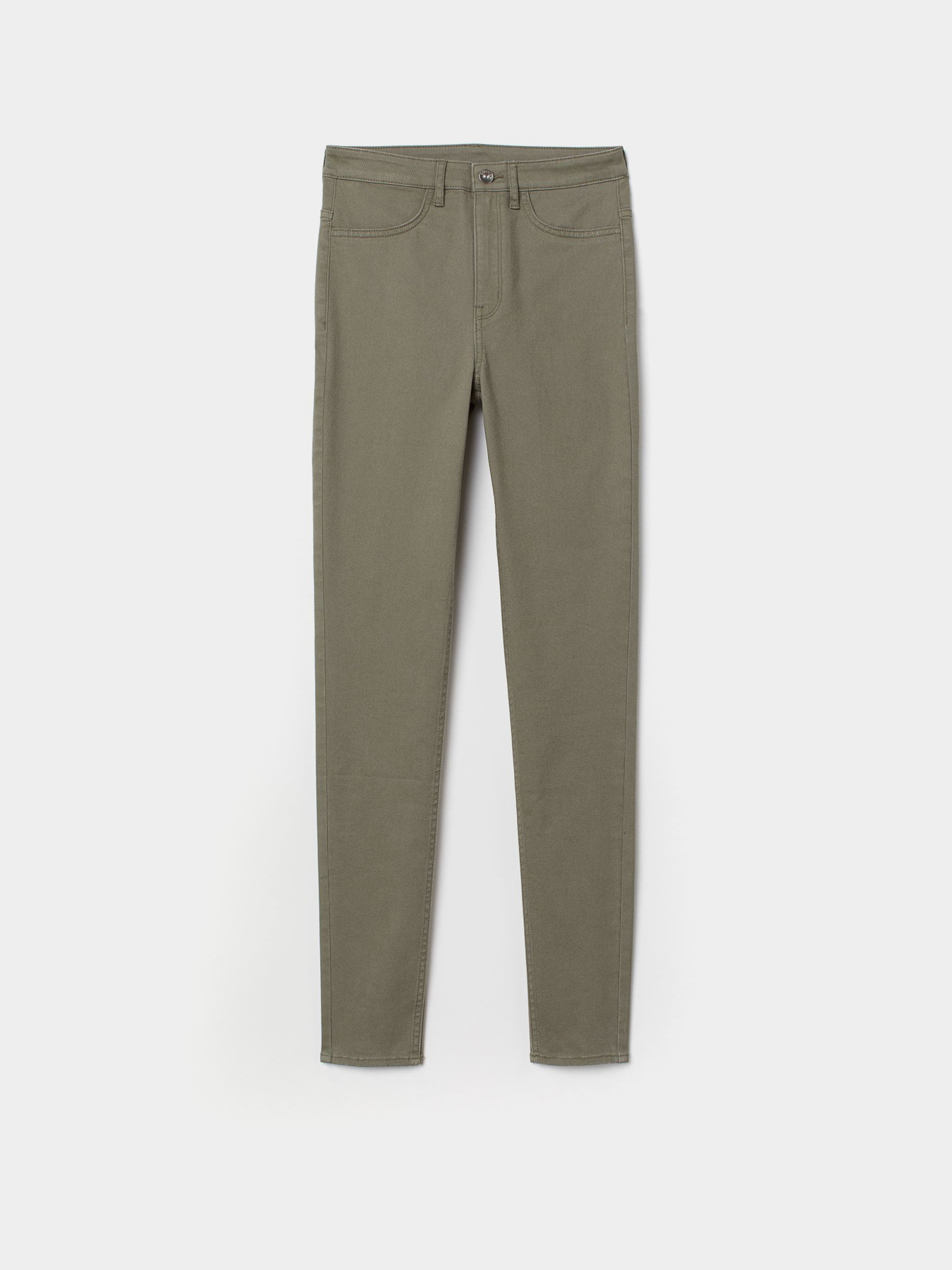 Скинни джинсы H&M модель 5397238log_Хаки Фото