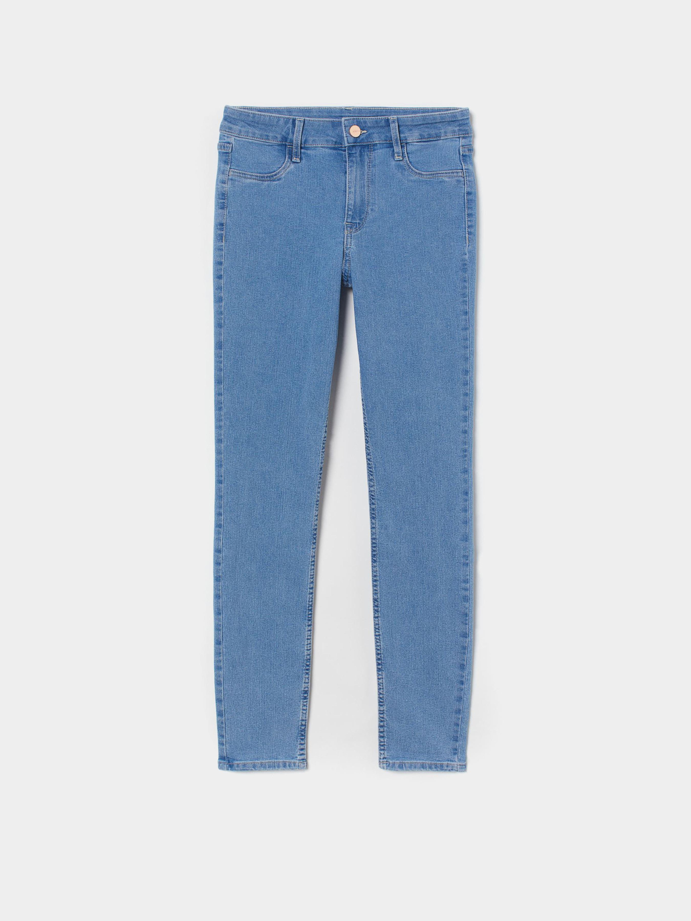 Скинни джинсы H&M модель 8985962ral_Светло-синий Фото