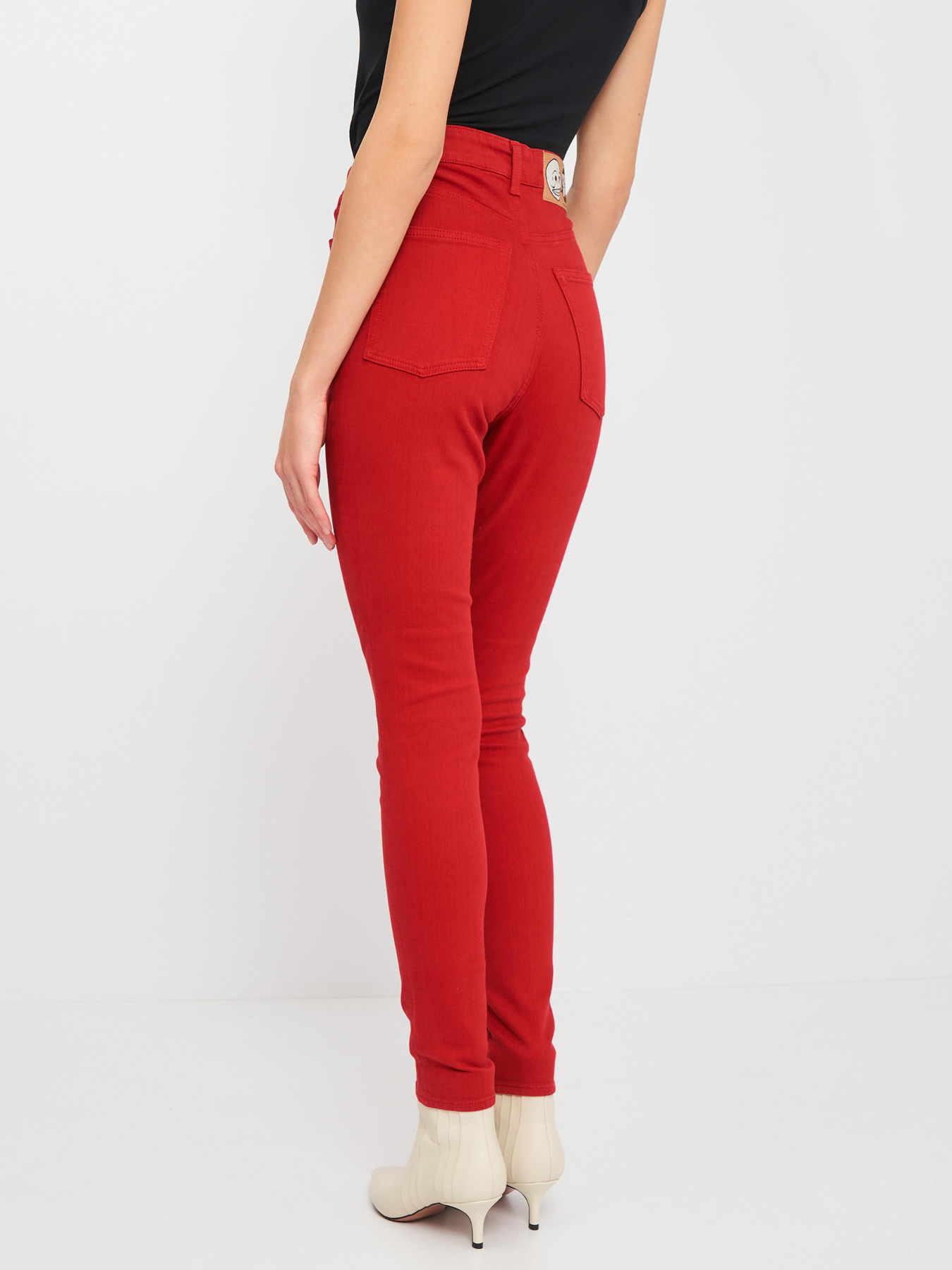 Скинни джинсы Cheap Monday модель 709512bar_Красный Фото