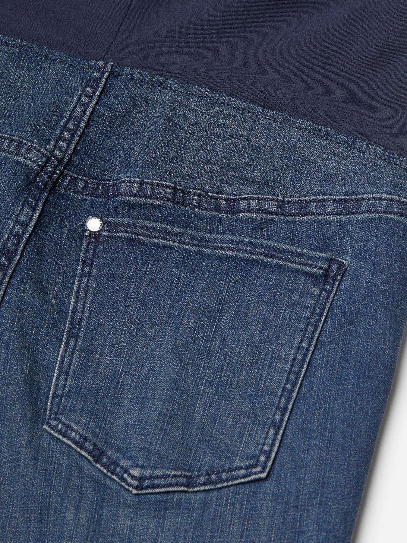 Прямые джинсы H&M модель 8101691wer_Темно-синий Фото