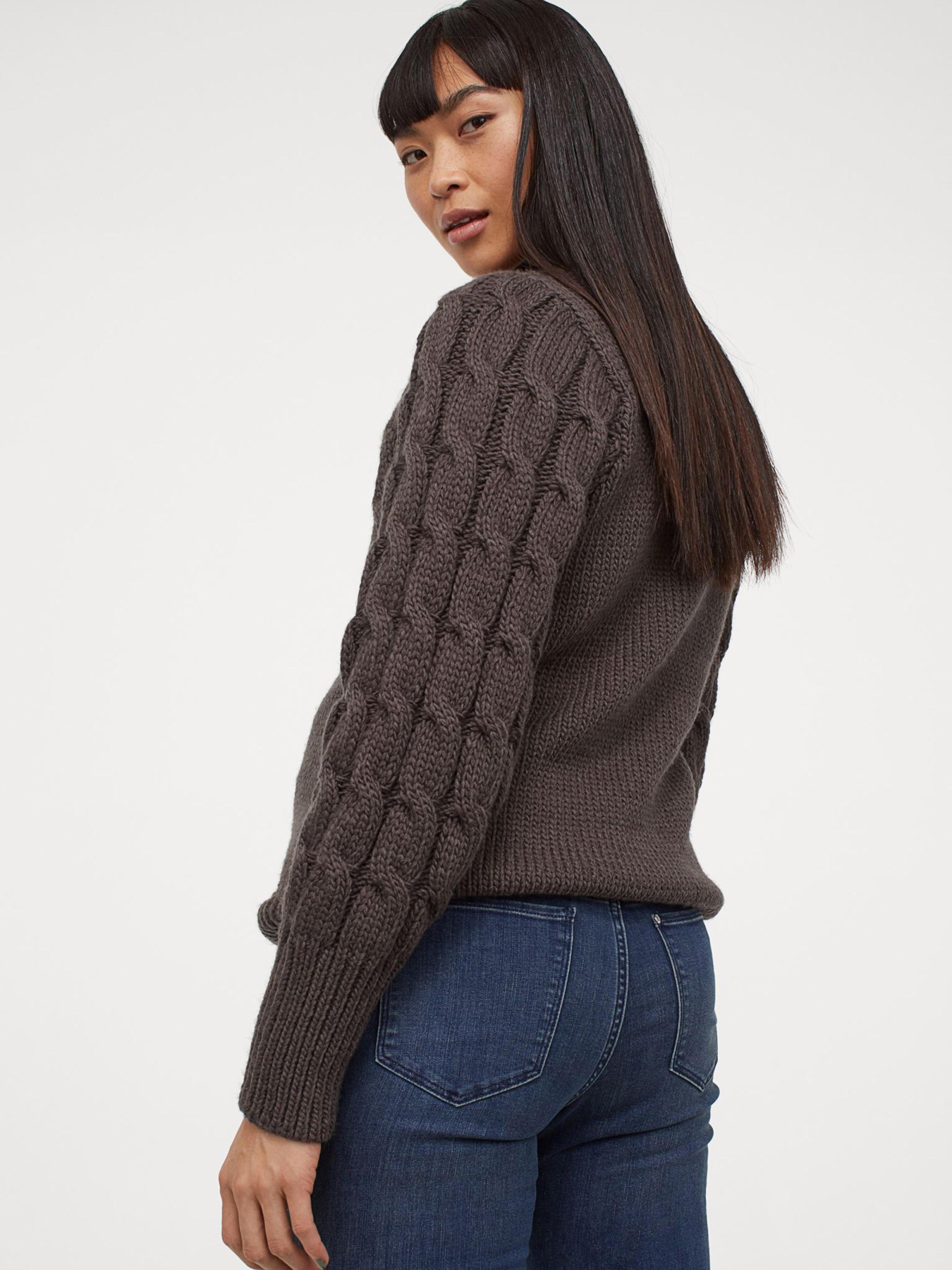 Прямые джинсы H&M модель 8101691wer_Темно-синий Фото