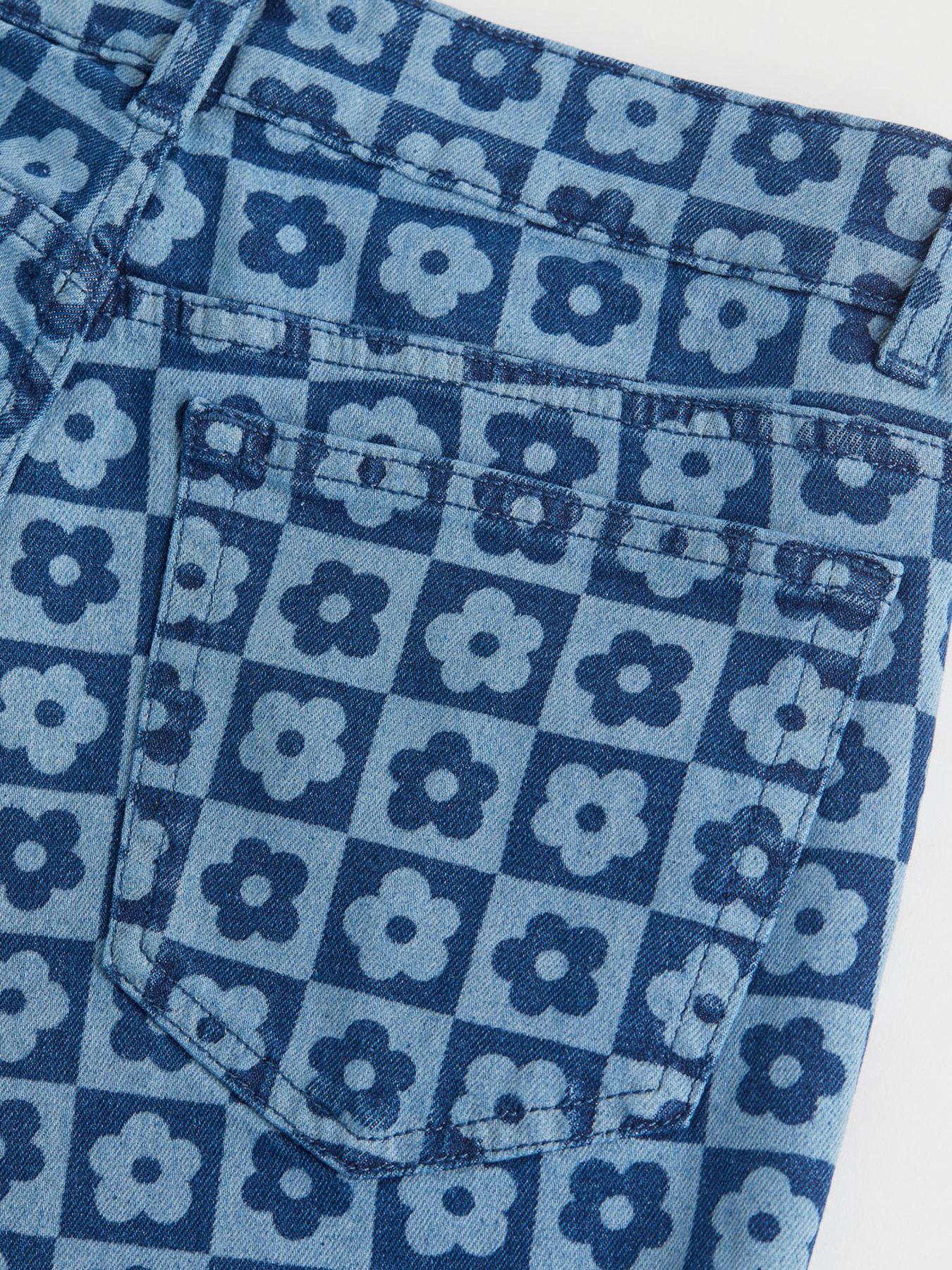 Расклешенные джинсы H&M модель 1037118ral_Синий Расклешенные джинсы H&M модель 1037118ral_Синий Фото