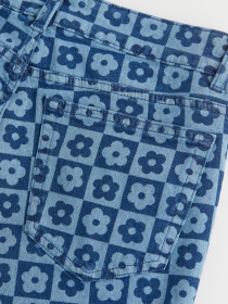 Расклешенные джинсы H&M модель 1037118ral_Синий Расклешенные джинсы H&M модель 1037118ral_Синий Фото