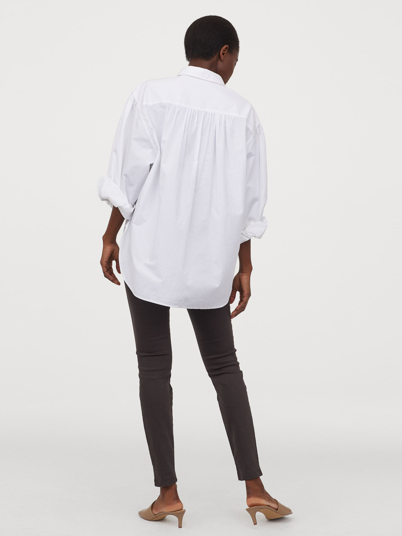 Скинни джинсы H&M модель 6613068RP6_темно-серый Фото