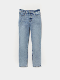 Прямые джинсы H&M модель 7147901wer_Голубой Фото