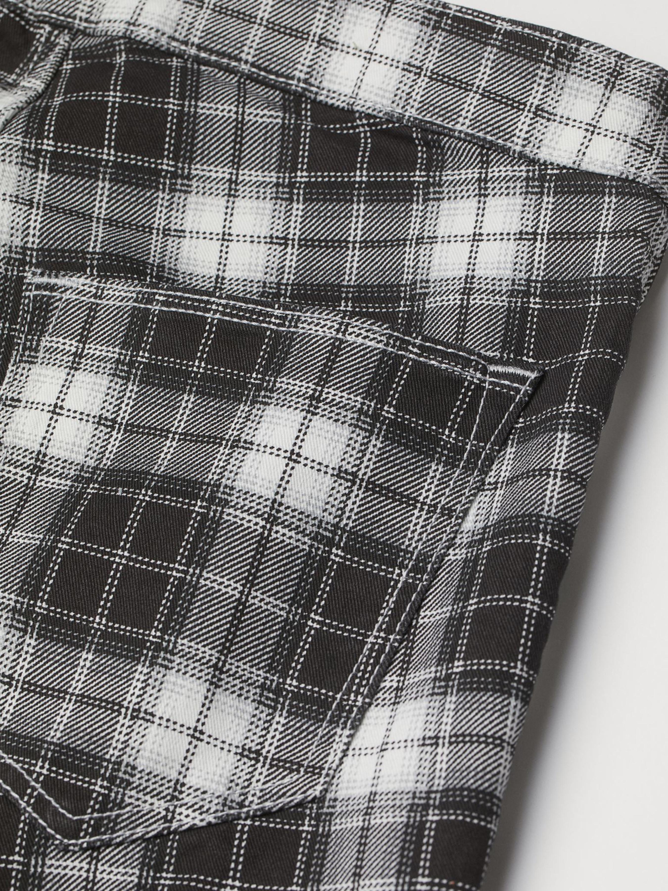 Скинни джинсы H&M модель 8977303Wabr_бело-черный Фото