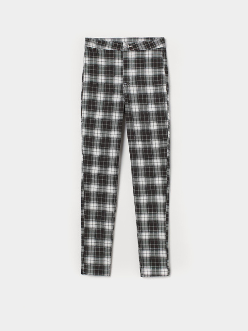 Скинни джинсы H&M модель 8977303Wabr_бело-черный Фото