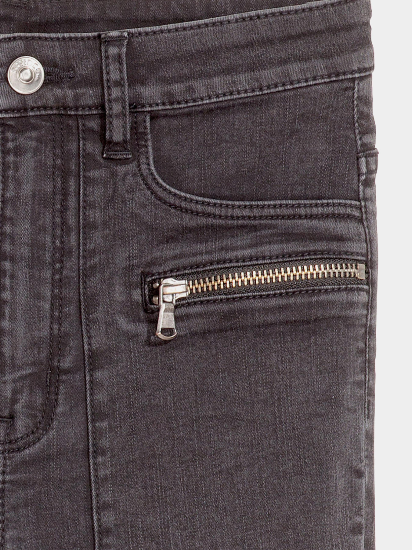 Скинни джинсы H&M модель 5055616dlog_Темно- серый Фото