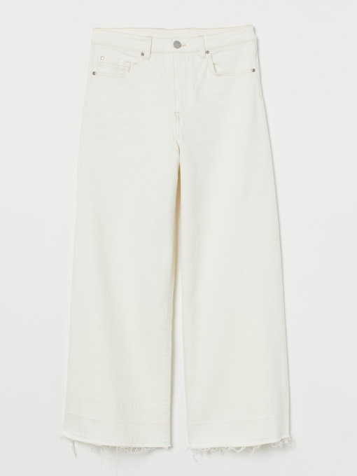 Широкі джинси H&M модель 8615831wer_Молочный Фото