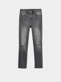 Прямые джинсы H&M модель 5694477dlog_Темно- серый Фото