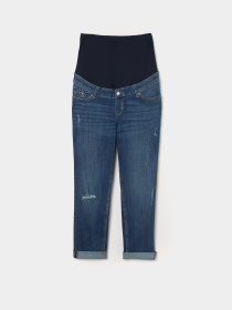 Зауженные джинсы H&M модель 8765782wer_Темно-синий Фото