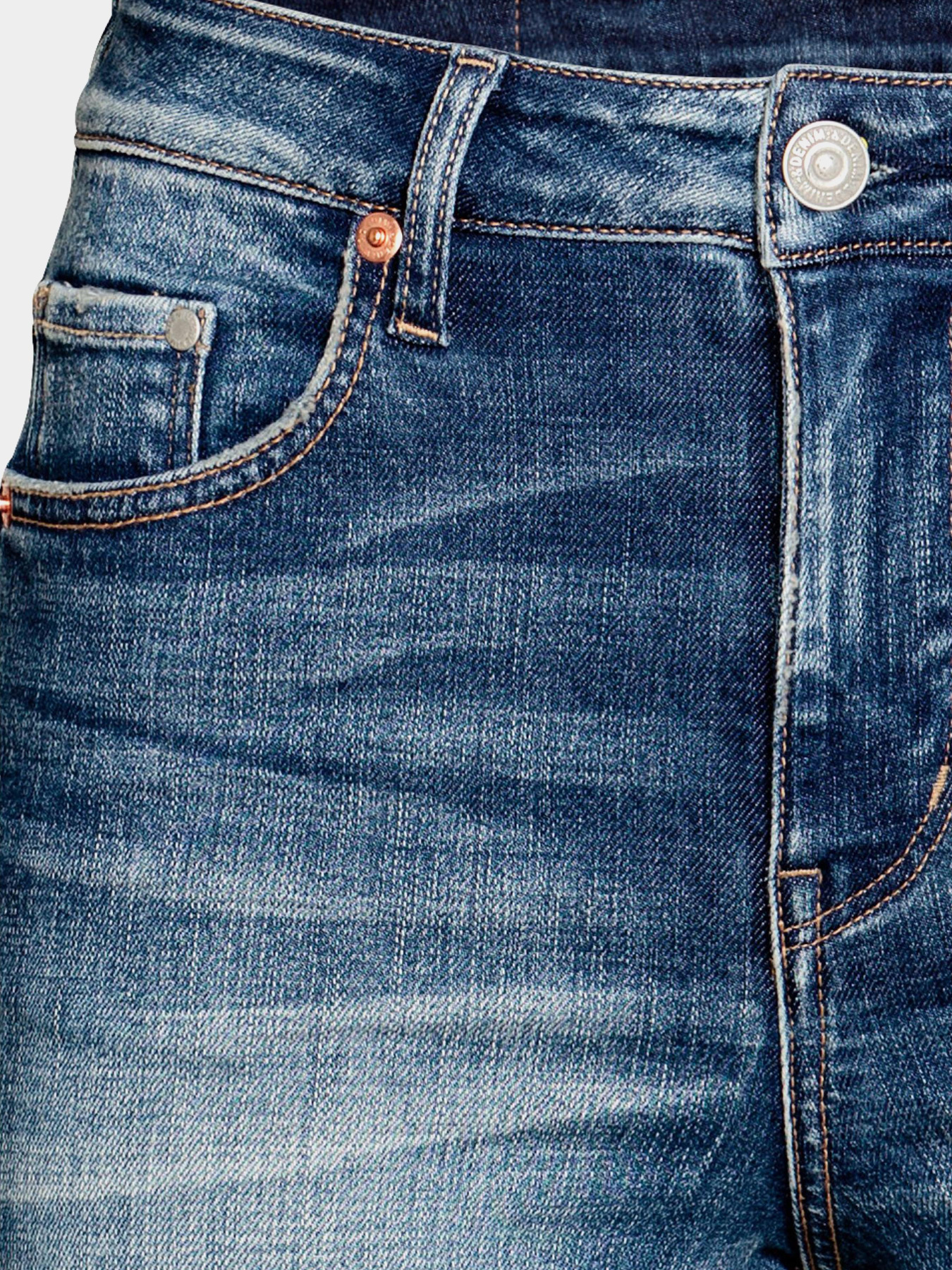 Скинни джинсы H&M модель 4878278dlog_Синий Фото