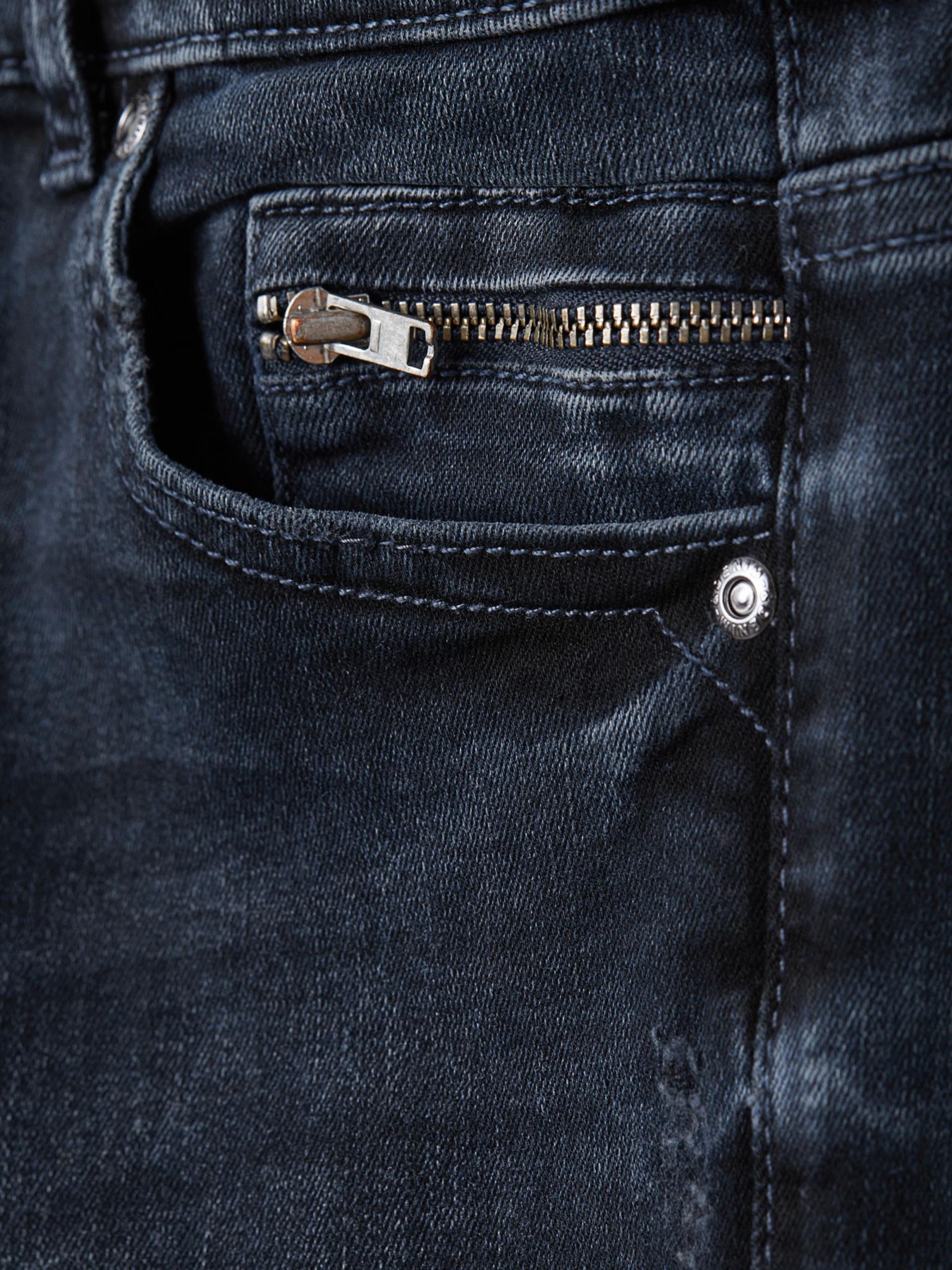 Скинни джинсы H&M модель 6842738dlog_Темно-синий Фото