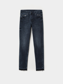 Скинни джинсы H&M модель 6842738dlog_Темно-синий Фото