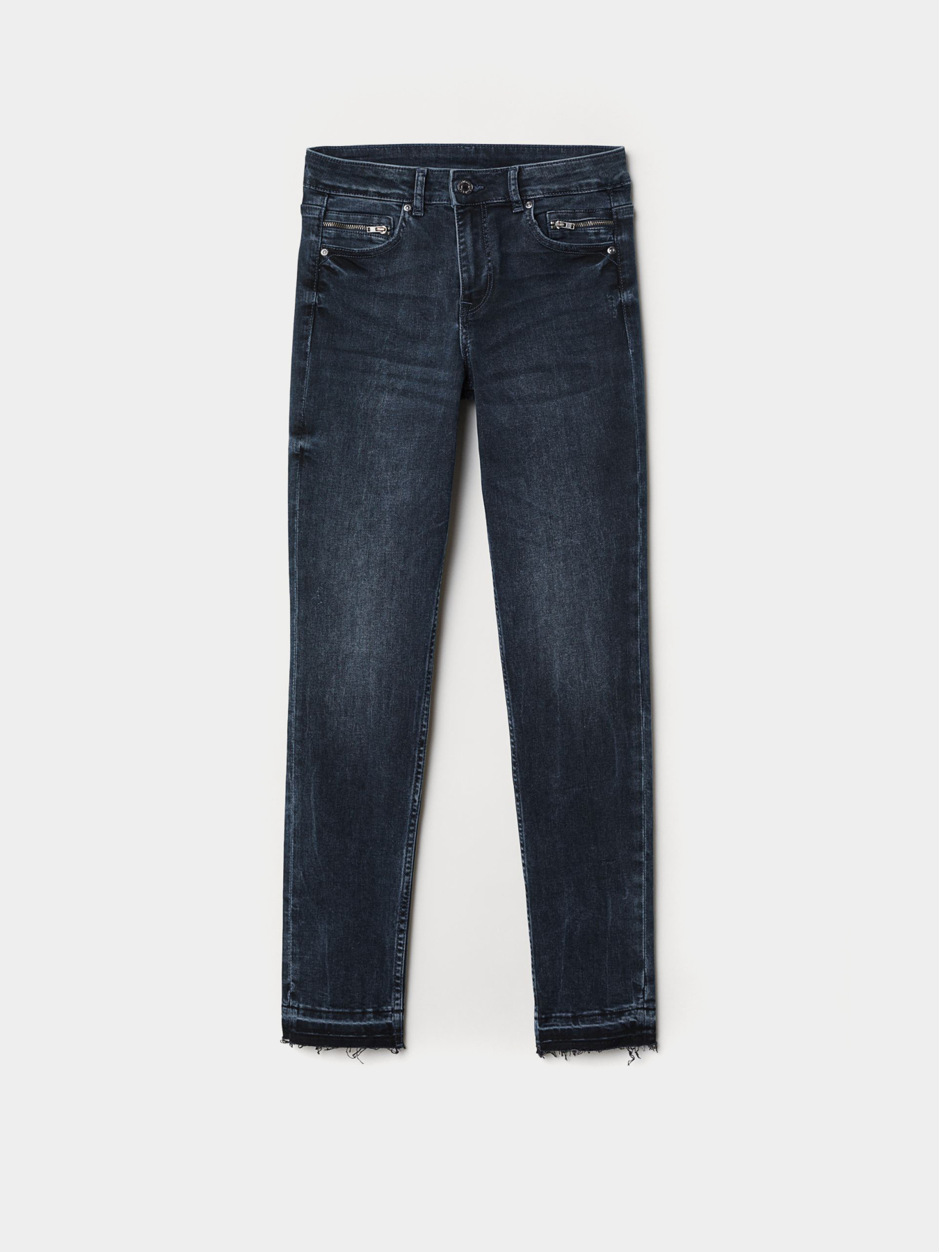 Скинни джинсы H&M модель 6842738dlog_Темно-синий Фото