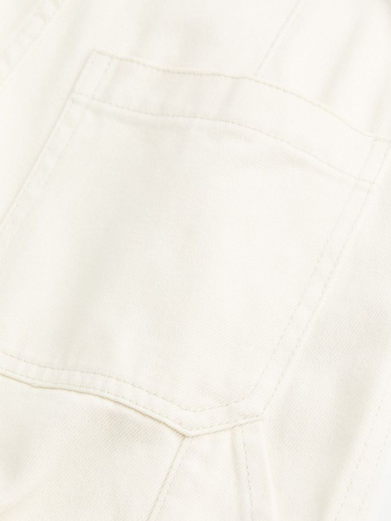 Прямые джинсы H&M модель 10580205wer_Молочный Прямые джинсы H&M модель 10580205wer_Молочный Фото