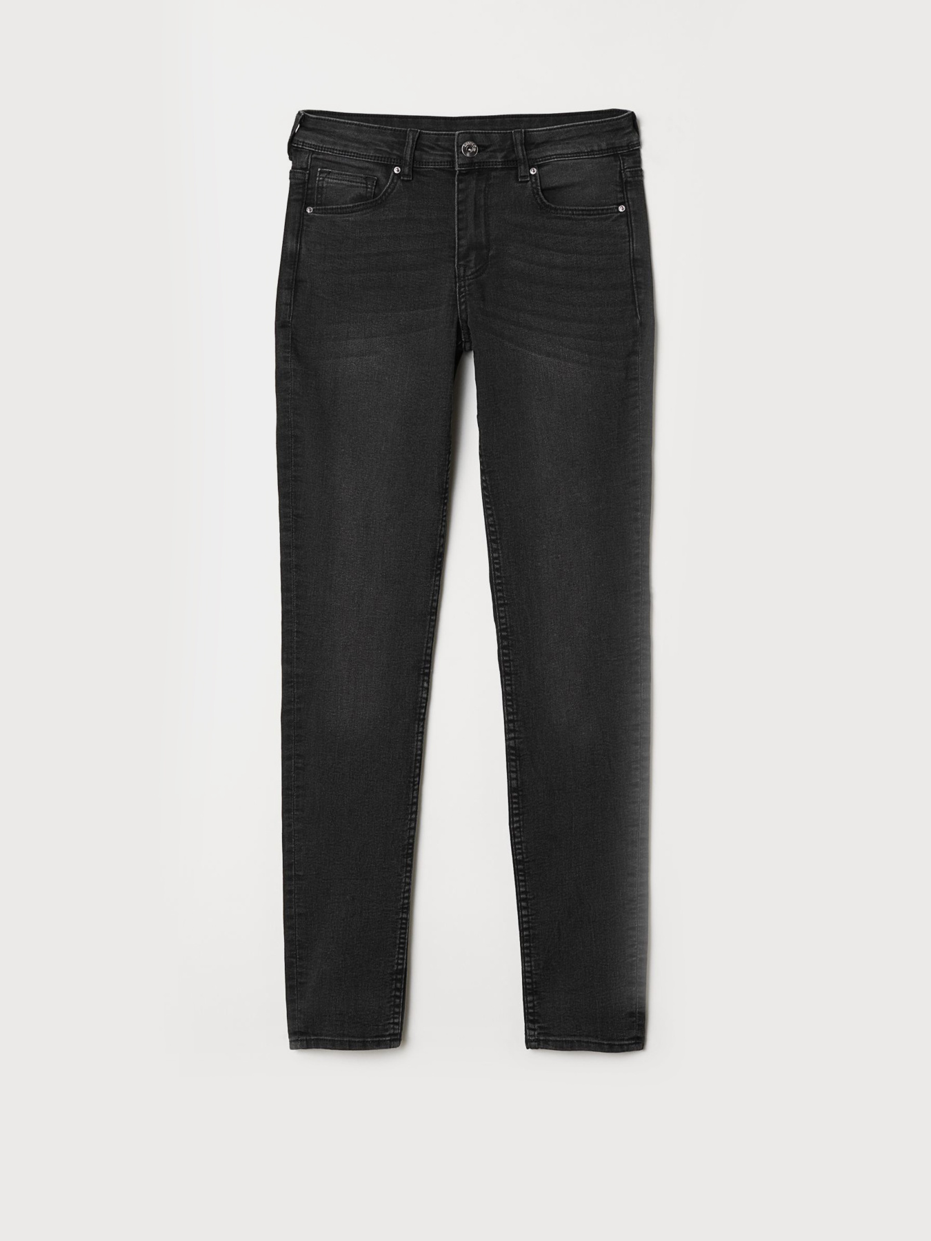 Скинни джинсы H&M модель 5544509wer_Темно-серый Фото