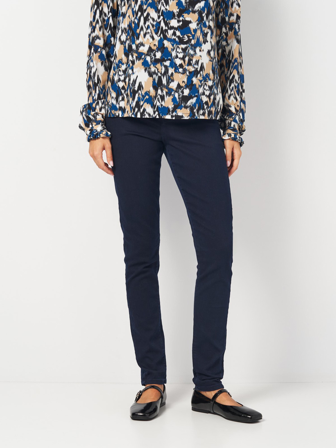 Скинни джинсы H&M модель 9008002ral_Темно-синий Фото