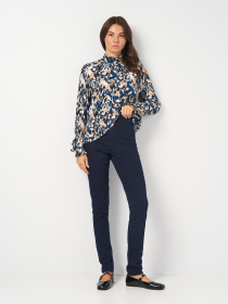 Скинни джинсы H&M модель 9008002ral_Темно-синий Фото