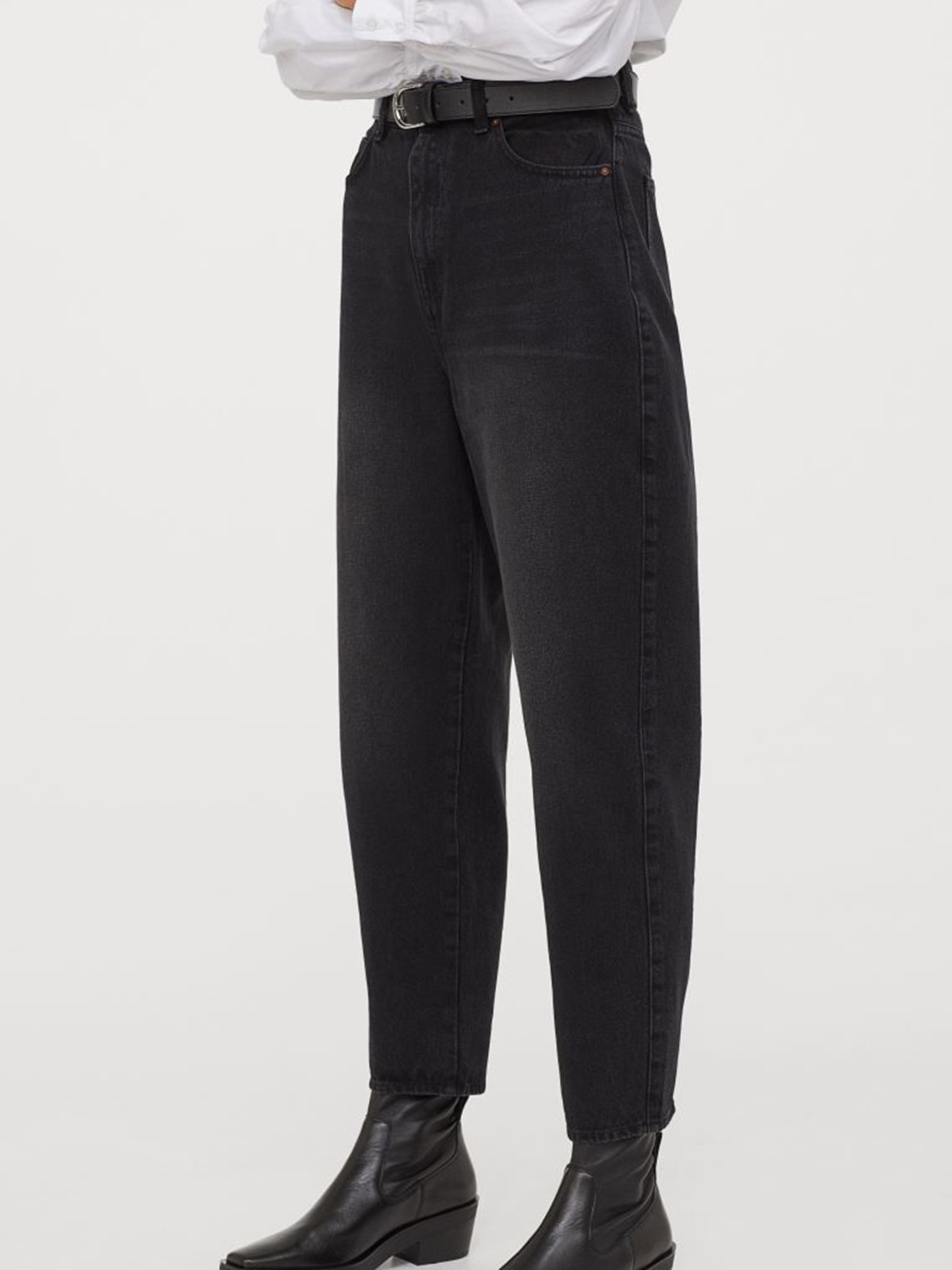 Джинсы мом H&M модель 9223812wer_Темно-серый Фото