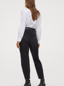 Джинсы мом H&M модель 9223812wer_Темно-серый Джинсы мом H&M модель 9223812wer_Темно-серый Фото