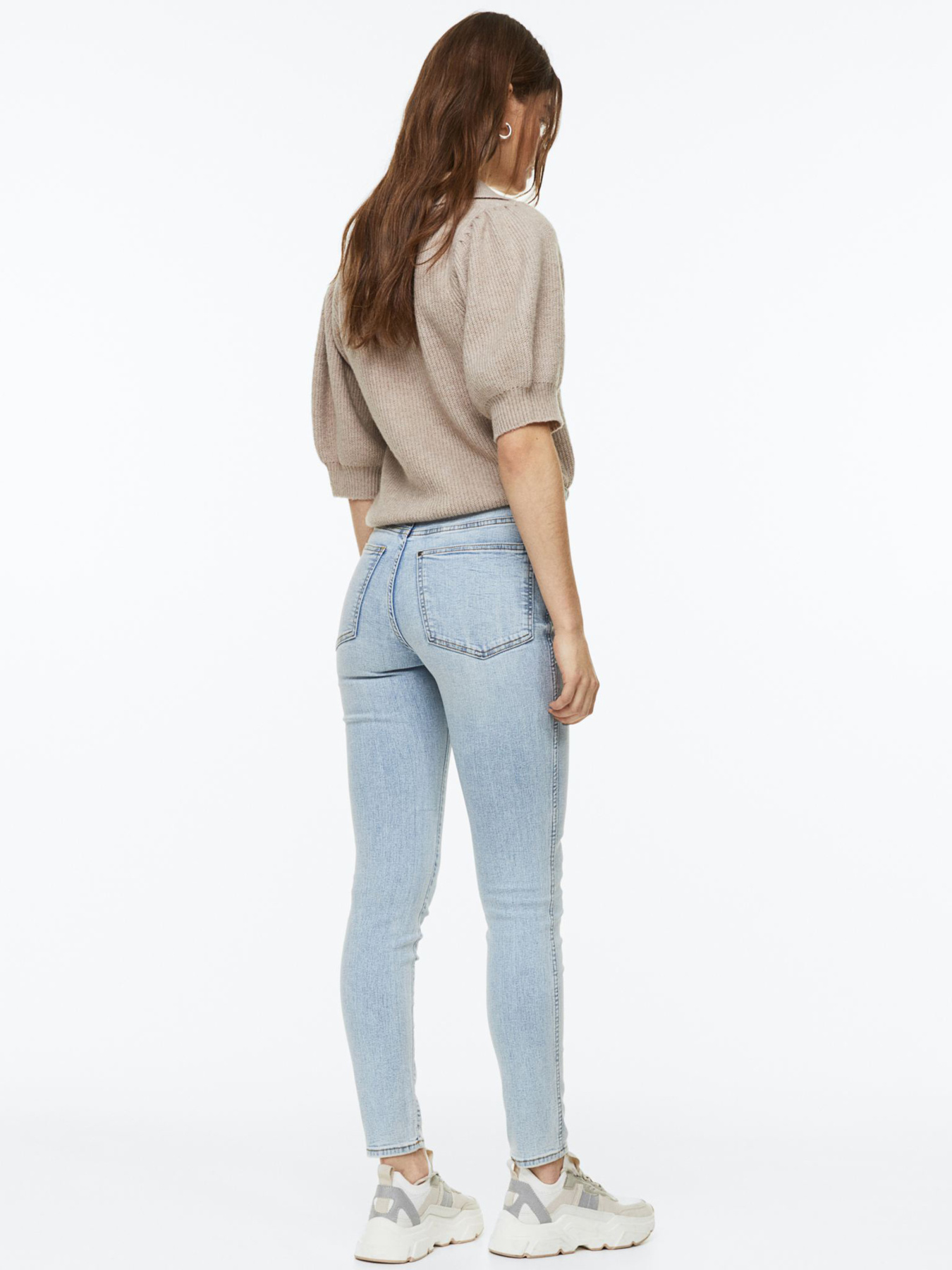 Скинни джинсы H&M модель 10994756wer_Светло-голубой Фото