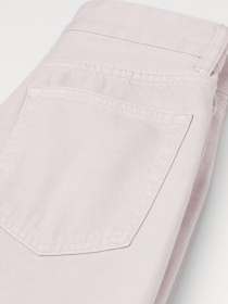 Широкие джинсы H&M модель 9629803wer_Светло-сиреневый Фото